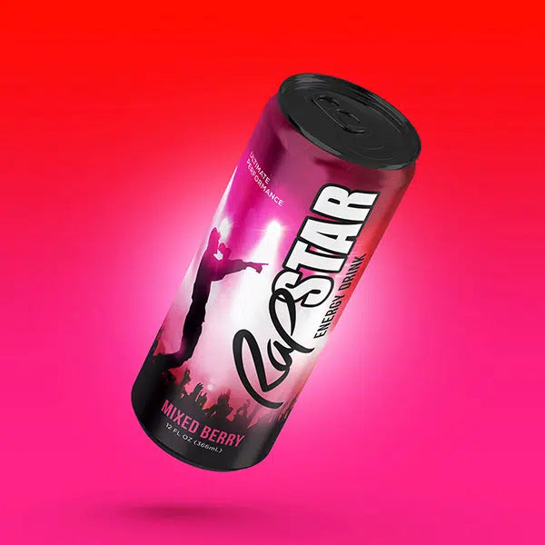 RapStar Mixed Berry energy drink, 12 fl oz can