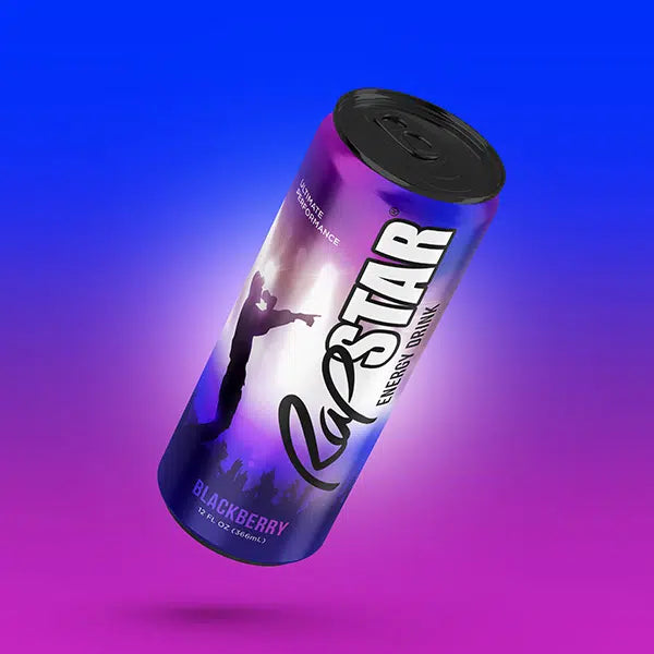 RapStar Blackberry energy drink, 12 fl oz can