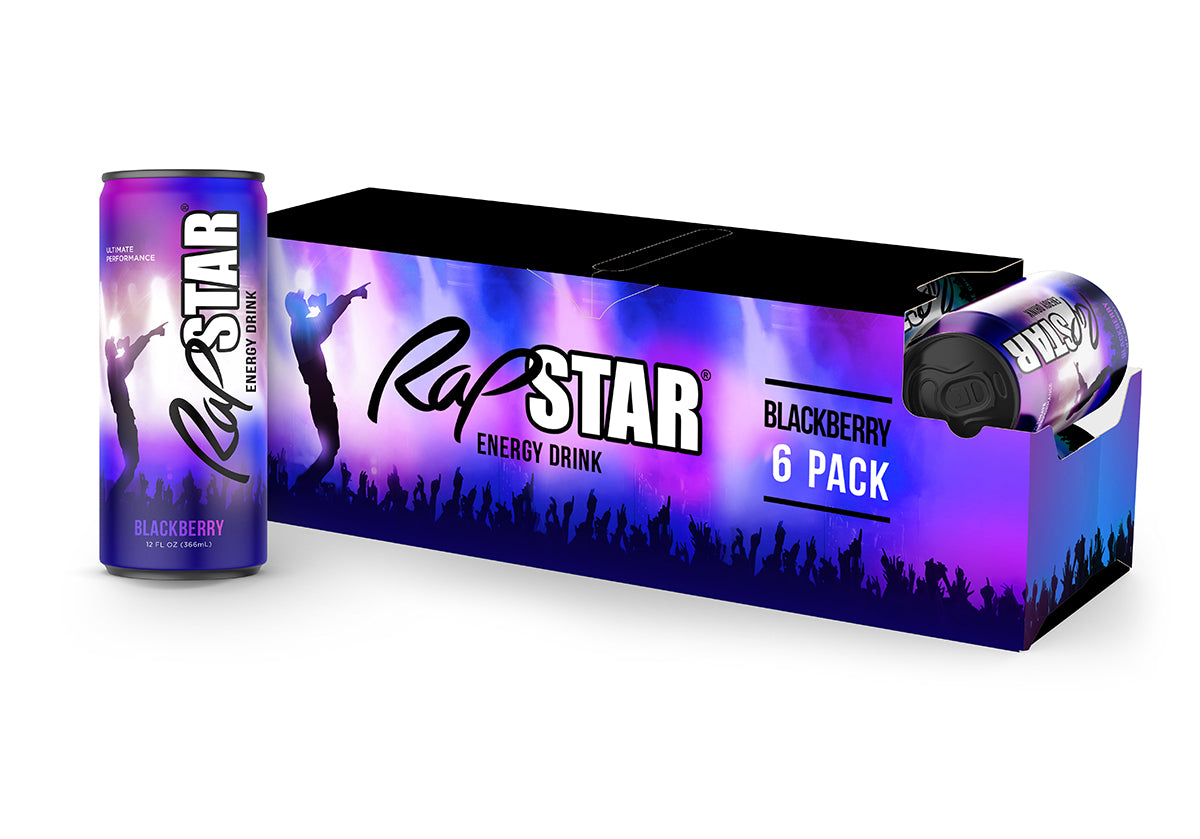 Blackberry RapStar Energy Drink (12oz)